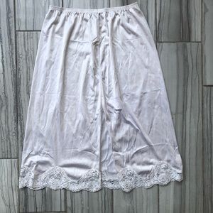 White Skirt Slip